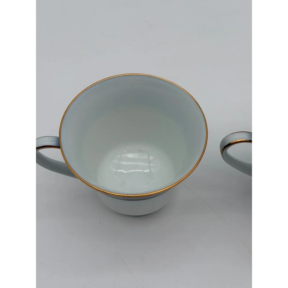 Legacy by Noritake Vienna 2796 Cobalt Blue Gold Trim Cup Saucer Set